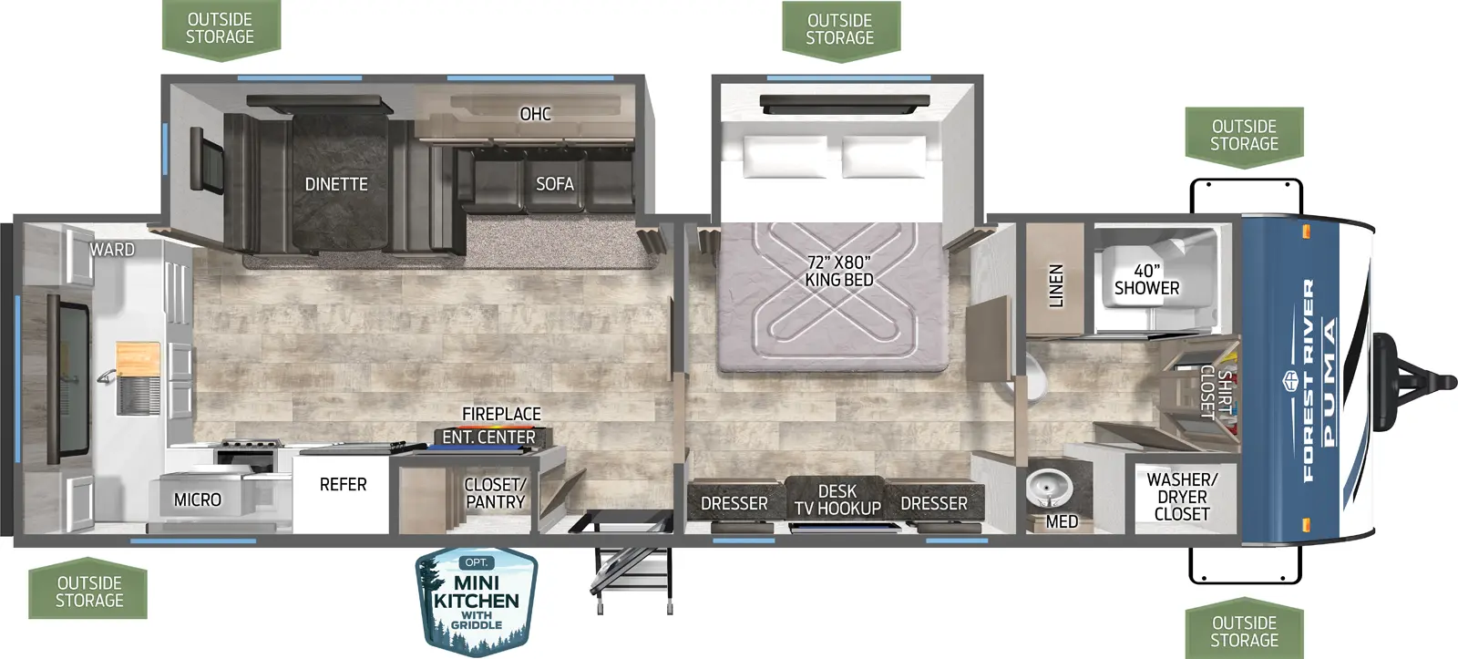 Puma 310RK Floorplan